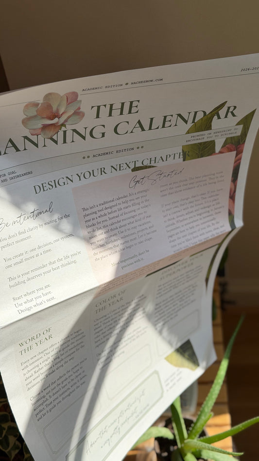 The Paper Calendar: 2026–2027 Academic Edition